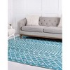 Unique Loom Moroccan Trellis Mamounia Geometric Indoor Woven Area Rug - 4 of 4