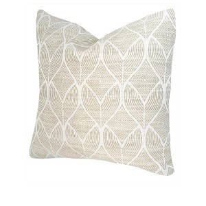 Cool Tropics Beige Indoor Outdoor Pillow - 1 of 4