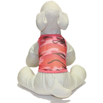 Gooby Mesh Camo Cutoff, XLarge, Pink