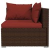Garden Lounge Set Brown, Cinnamon red vidaXL - 4 of 4