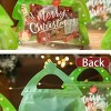 25 Christmas Candy Bags, Christmas Gift Bags With Handles, Christmas Tree Shape Green Self-sealing Candy Biscuit Bags, Christmas Gifts - 3 of 4