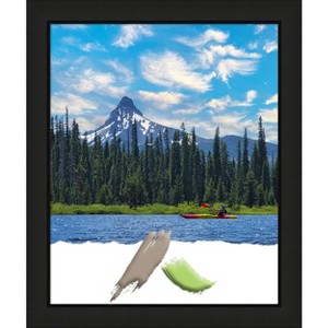 Amanti Art Midnight Black Narrow Wood Picture Frame - 1 of 4
