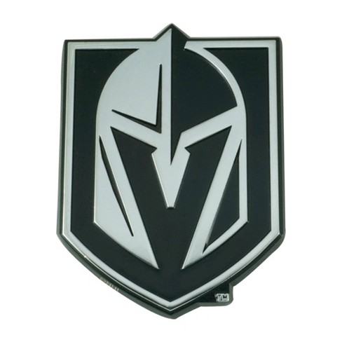 Nhl Vegas Golden Knights 3d Chrome Metal Emblem Target