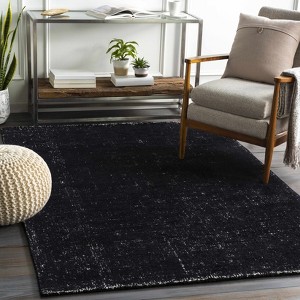 Hauteloom Zanoni Black Wool Area Rug - 1 of 4