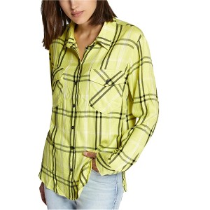 Sanctuary Clothing Womens Plaid Button Up Shirt - 1 of 1