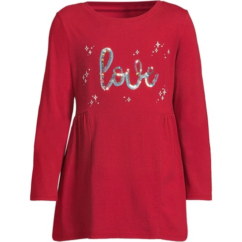 girls long sleeve tunic tops