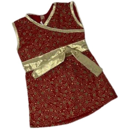 Doll Clothes Superstore Festive Dress Fits 15-16 Inch Baby Dolls : Target