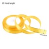 Unique Bargains Double Face Wide Satin Ribbon with Gold Edges for Wedding Bouquet - 2 of 4