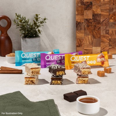 Quest Nutrition Salted Caramel Stacks Protein Bars - 20g Protein - 28.32oz/12ct