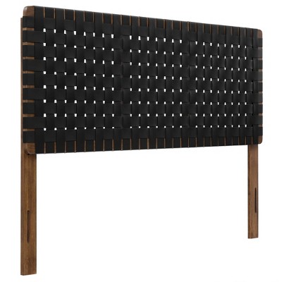 Modway Sparta Weave Queen Vegan Leather Headboard