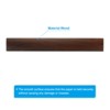 Unique Bargains Wooden Smooth Surface Elegant Finish Paperweight Black 2 Pcs - 4 of 4