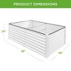 Best Choice Products 8x4x2ft Outdoor Metal Raised Garden Bed, Planter Box for Vegetables, Flowers, Herbs - 2 of 4