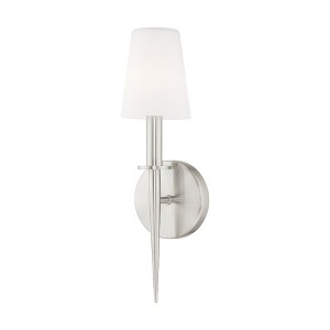Livex Lighting Witten 1 - Light Wall Light in  Brushed Nickel - 1 of 1