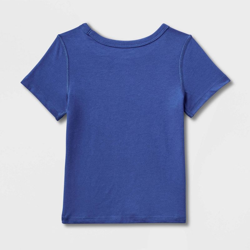 Toddler Girls' Adaptive Printed Short Sleeve T-Shirt - Cat &#38; Jack&#8482;, 3 of 5