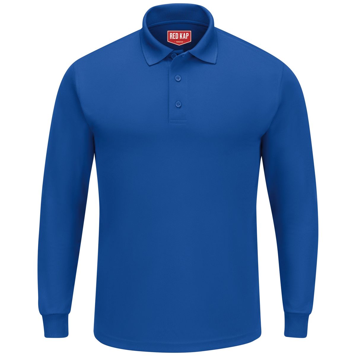 Red Kap Men's Long Sleeve Performance Knit Polo - thumbnail 4