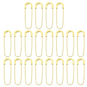 Unique Bargains Metal DIY Blankets Brooch Making Home Sewing Large Safety Pins - 1 of 4