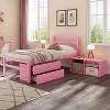 Twin/Full Size Platform Bed with Removable Storage Shelves and 2 Built-in Storage Drawers for Added Convenience-ModernLuxe - 2 of 4