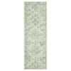 Rugs for Living Room Vintage Floral Print Area Rug Low Pile Non-Slip Distressed Indoor Carpet for Bedroom Dining Room Home Office - 3 of 4