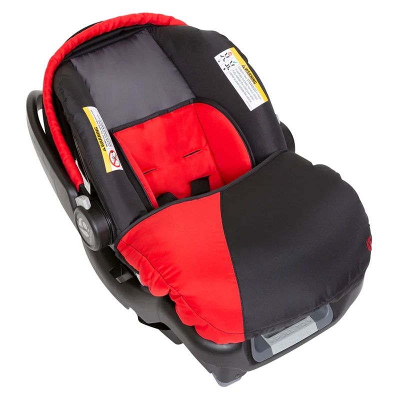 Baby Trend Ally Newborn Baby Infant Car Seat Carrier Travel System with Harness and Extra Cozy Cover for Babies Up to 35 Pounds, Mars Red, 5 of 8