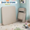 3 Piece Boys Girls Folding Table and Chairs Set, Activity Table and Chairs Set - 3 of 4