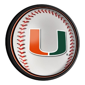 College Baseball Design Slimline Lighted Wall Sign - 1 of 4