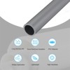 Unique Bargains High Impact Water Plumb Cable Sleeve PVC Rigid Round Pipes 20" Length - 3 of 4