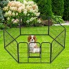 BestMassage Dog Playpen 24/32/40 Inch Heavy Duty Playpen Pen Dog Fence Dog Kennel with Doors Indoor Outdoor Pet Exercise Pen Puppy Playpen - 2 of 4