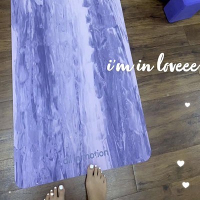 All in Motion Natural Rubber Yoga Mat 5mm Violet