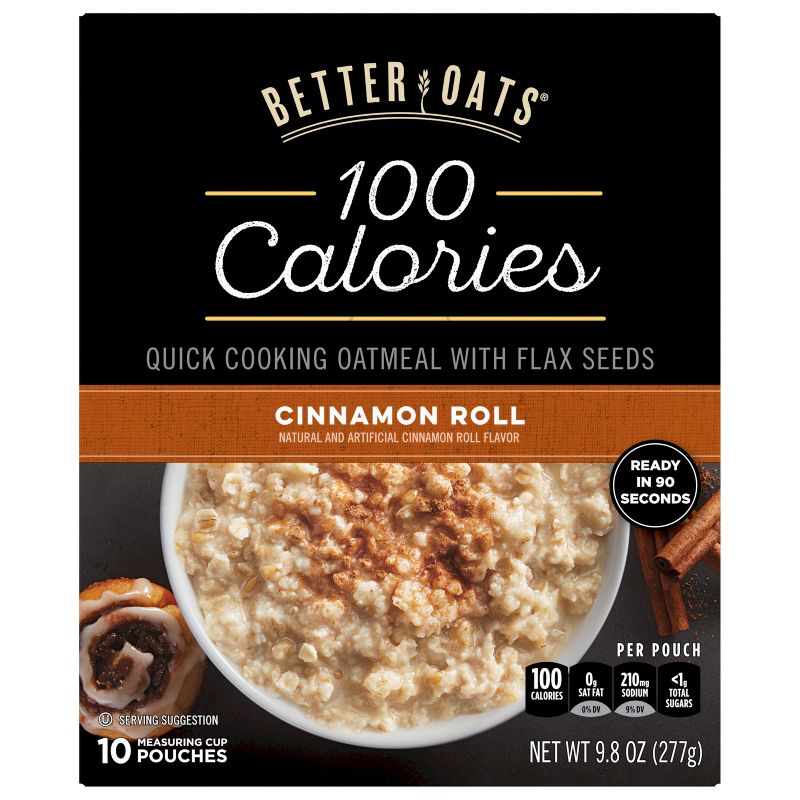 Better Oats Fit Cinnamon Roll Oatmeal - 10ct, 3 of 17