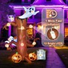 FUN LITTLE TOYS 8 FT Halloween Inflatable Decorations Tree Outdoor with Blow Up Pumpkin Ghost Owl Spider Web and Tombstone for Halloween - 2 of 4