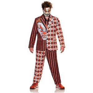 Morris Costumes Mens Torment Clown 3-Piece Suit Costume - 1 of 2