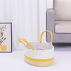 REGALWOVEN Woven Cotton Rope Storage Basket with Handles for Living Room 2 Pcs - 4 of 4