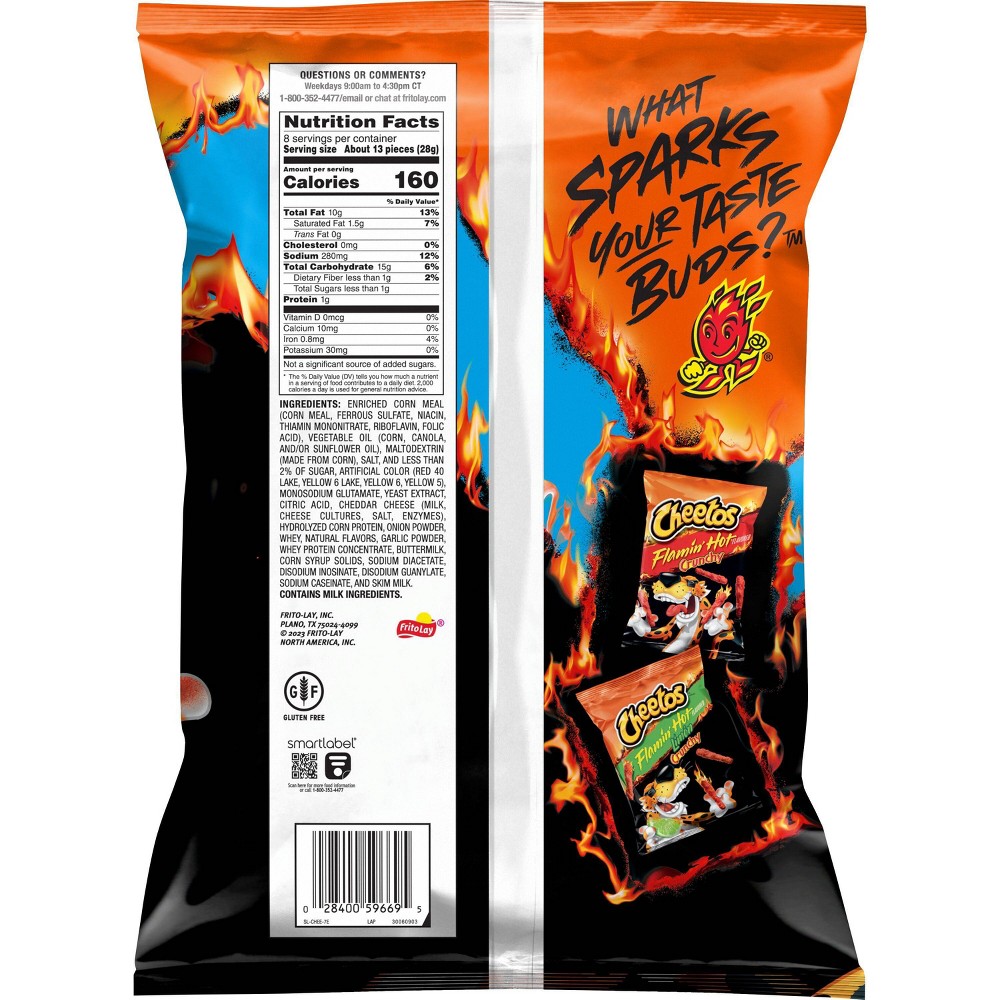 Cheetos Cheetos Flamin' Hot Puffs package