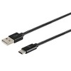 Monoprice Nylon Braided USB C to USB A 2.0 Cable - 1.5 Feet - Black | Type C, Fast Charging, Compatible With Samsung Galaxy S10/ Note 8, LG V20 and - 2 of 4