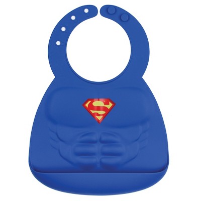 Bumkins DC Comics Silicone Muscle Bib - Superman