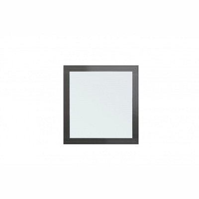 HomeRoots 36" Gray Wood Framed Accent Mirror