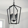 Capital Lighting Holden 4 - Light Chandelier in  Matte Black - 3 of 4