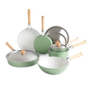 Nordic Ware Cardamom™ 10 Piece Nonstick Pan Set with Lids - 1 of 3