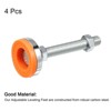 Unique Bargains Carbon Steel Non-Skid Adjustable Furniture Table Feet Leveling Feet 4 Pcs - 3 of 4