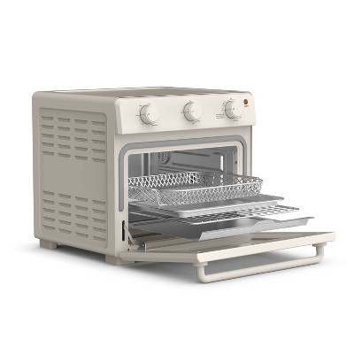 Silver Digital 6-Slice Toaster Oven with Air Fryer