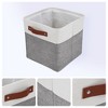 REGALWOVEN Fabric Collapsible Lightweight Open Storage Bins 11 x 11 x 11 Inch 3 Packs - 2 of 4
