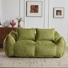 Lyngins Giant Bean Bag Chair, Oversized Rabbit Fabric Lazy Chair with High-Density Foam, 2-Seater Accent Chair, Fluffy Loveseat Bean Bag Sofa Chair - 2 of 4