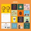 2026 Square Wall Calendar, Coffee, 16-Month Funny Corner Theme with 180 Reminder Stickers (12x12 In) - 4 of 4