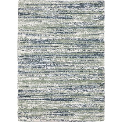 Oriental Weavers Galileo GAL06 Blue / Green Indoor Area Rug - 5'3" x 7'6"