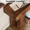63-Inch Farmhouse Entryway Table for Entrance, Hallway, Living Room - 3 of 4