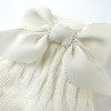 Honest Baby Cable Knit Knee Sock with Bow - 2 of 4