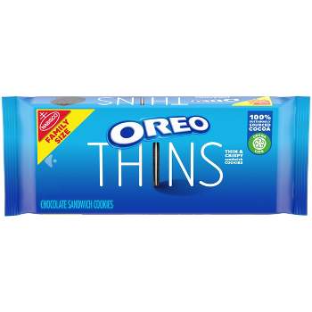 OREO Thins Chocolate Sandwich Cookies Family Size - 13.1oz
