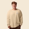 Dalix Ghost Embroidered Long Sleeve Tee Lightweight Soft Cotton Shirt Mens - 2 of 4