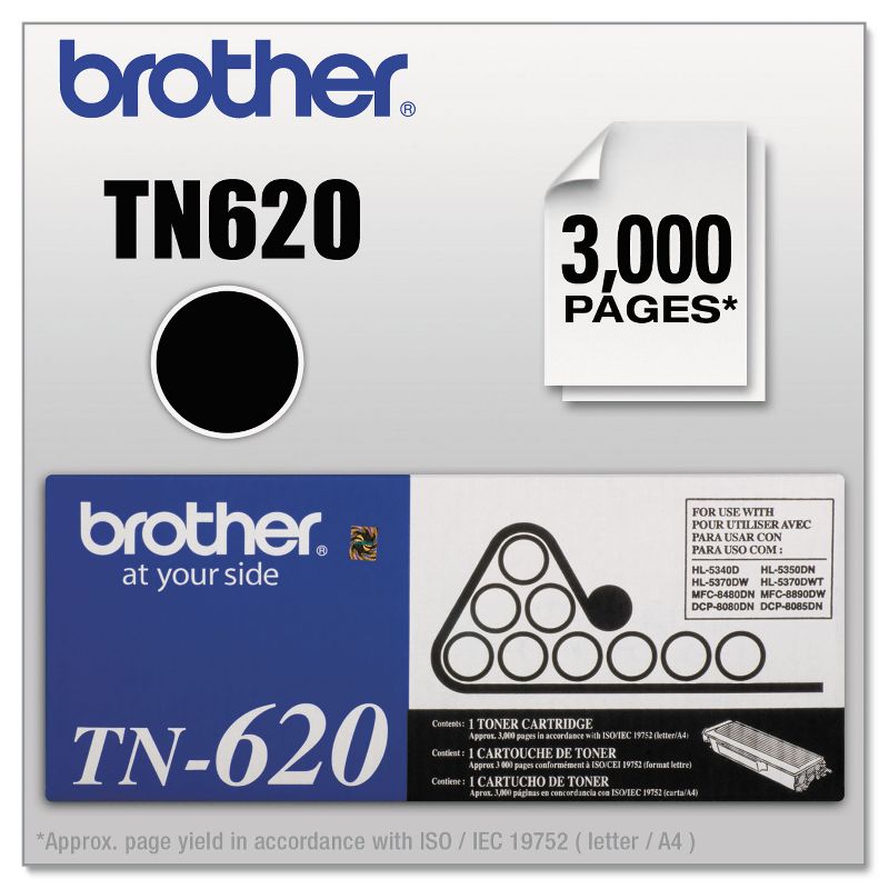 Brother TN620 Toner Black , 1 of 4