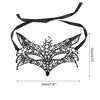 Unique Bargains Lace Half Face Party Mask Black 1 Pc - 2 of 4